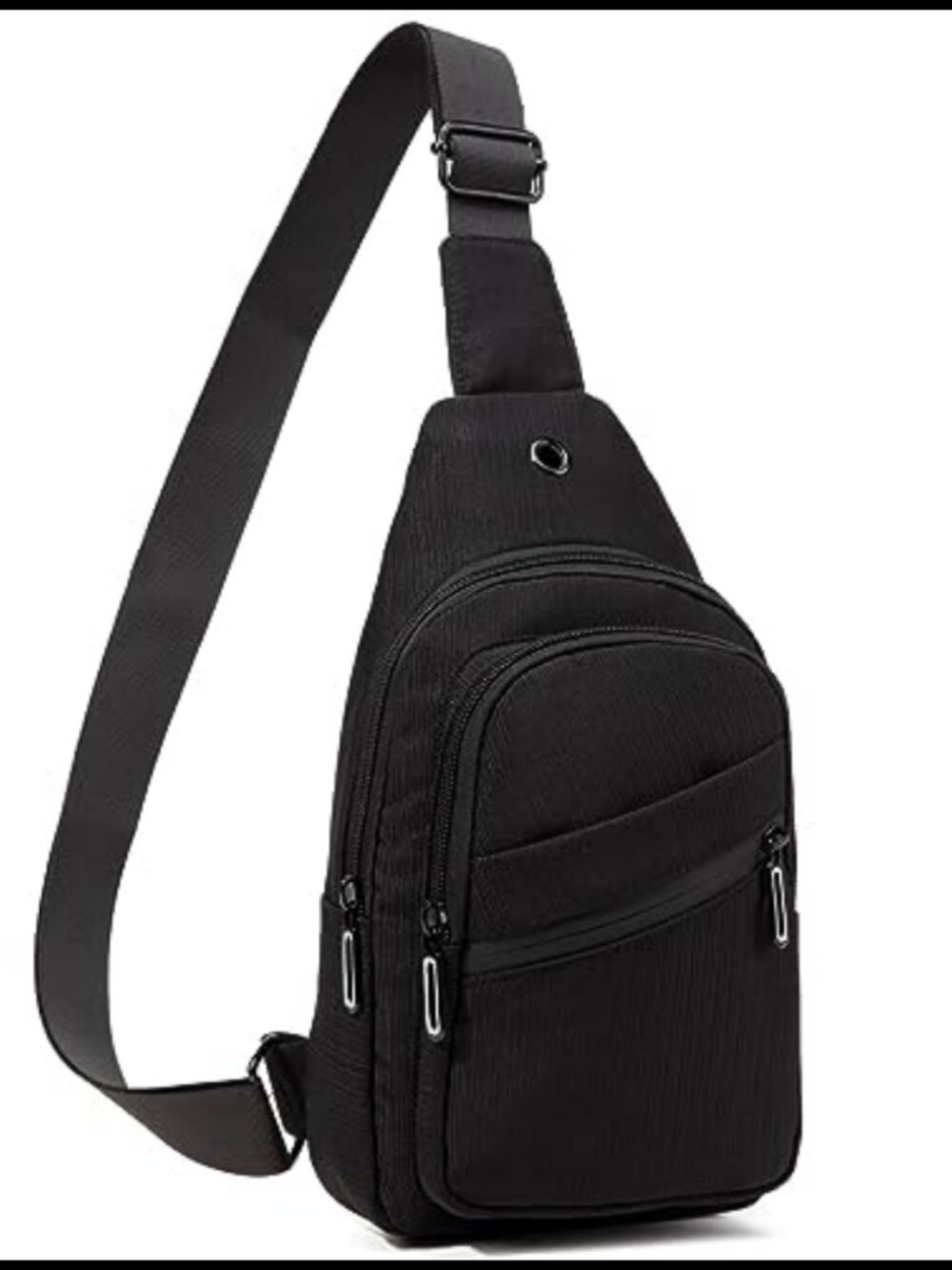 Lightweight Water Resistant Nylon Crossbody Sling Bag Travel Hiking Daypack